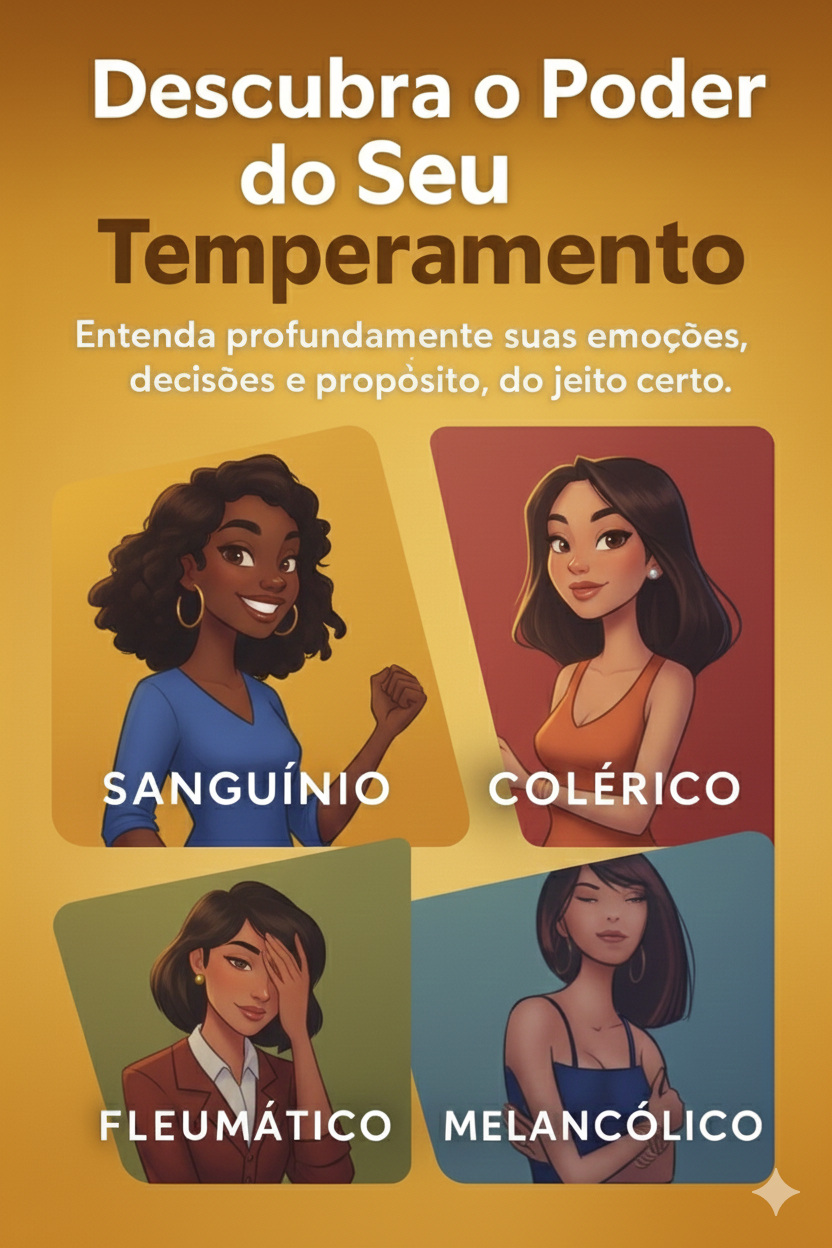 Capa do Ebook - Descubra o Poder do Seu Temperamento